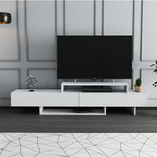 Castle TV Stand | White