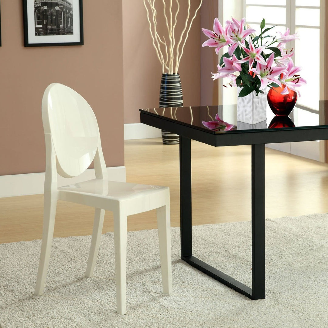 Mathilda Acrylic  Chair |  White