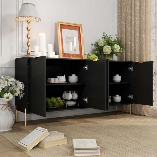 Ellis Sideboard & Cabinet | Small | Black