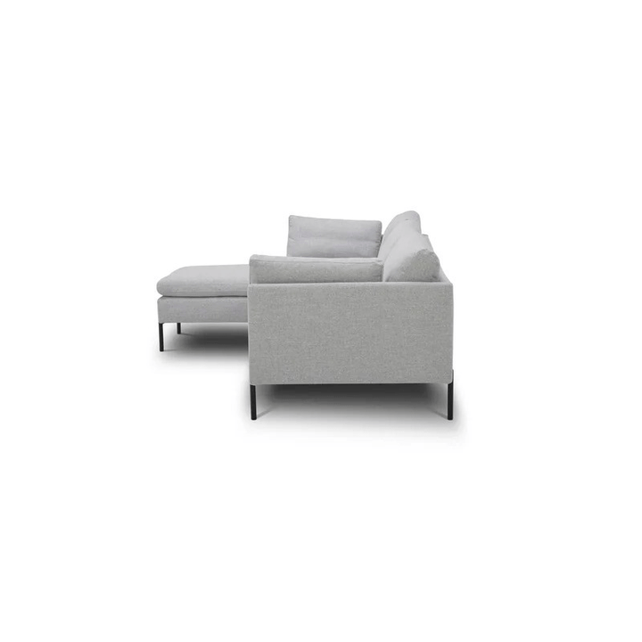 Union L Shape Sofa | Grey | Facing Left