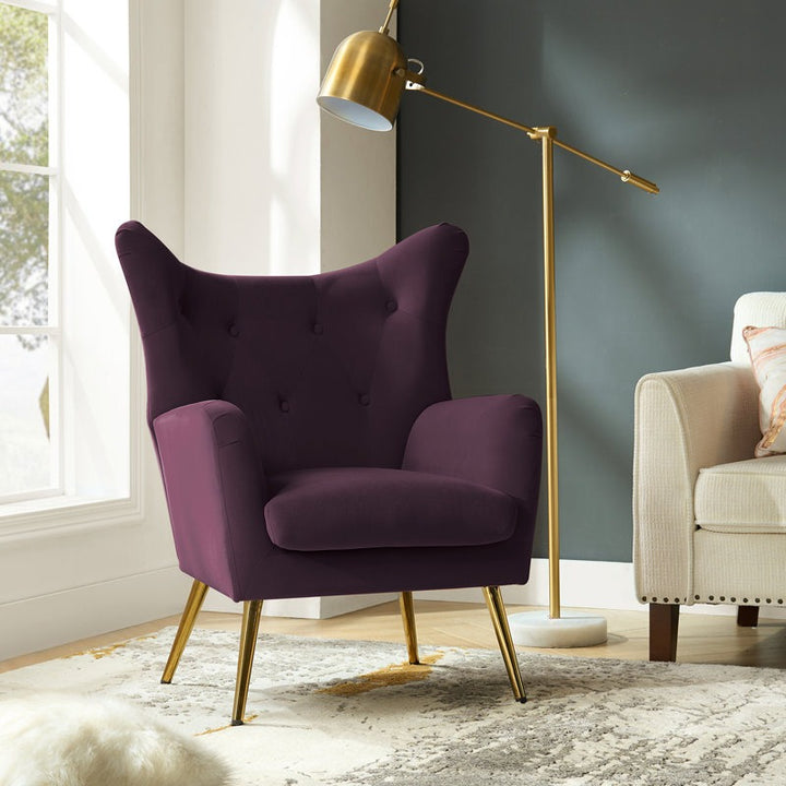 Wing Lounge Chair | Purple