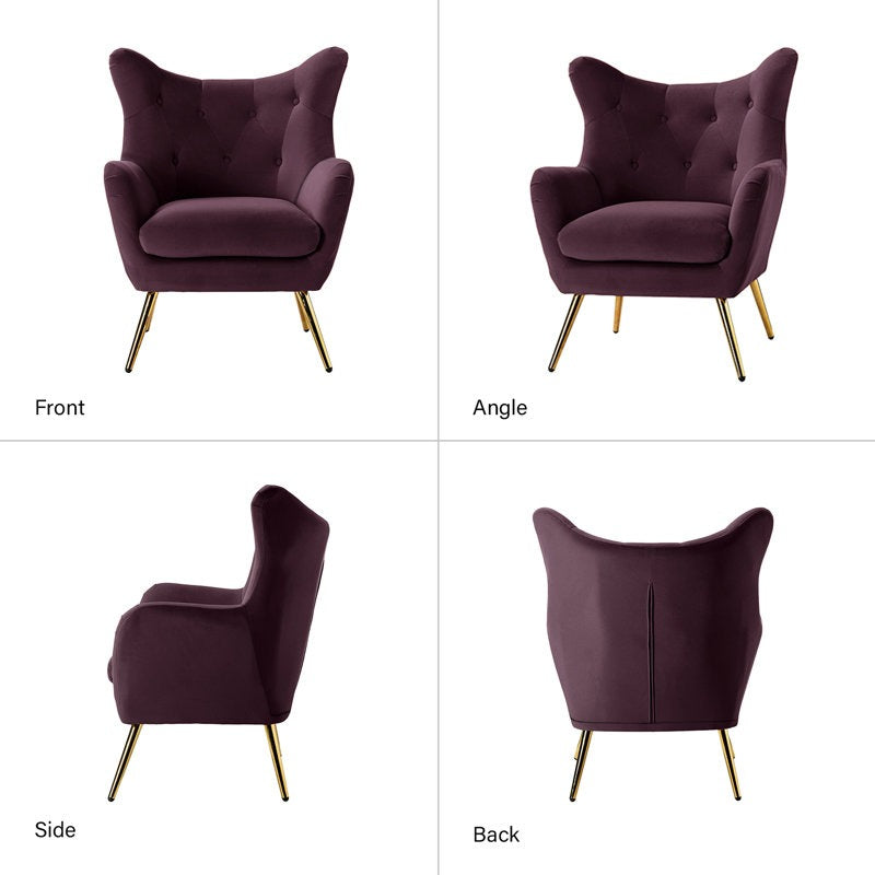 Wing Lounge Chair | Purple