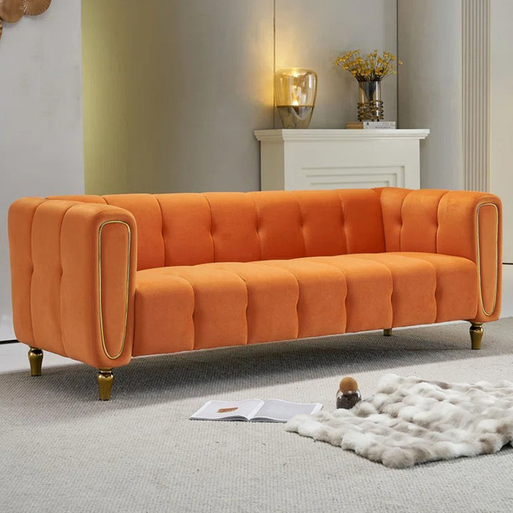 Goldbar Sofa | 3 seater | Orange