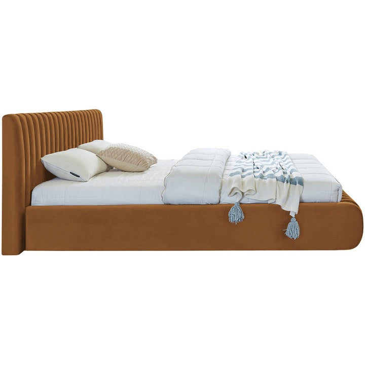 Kuro Bed without Storage | Queen | Tan Fabric