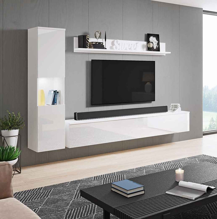 Oxy TV Units Set | Gloss White