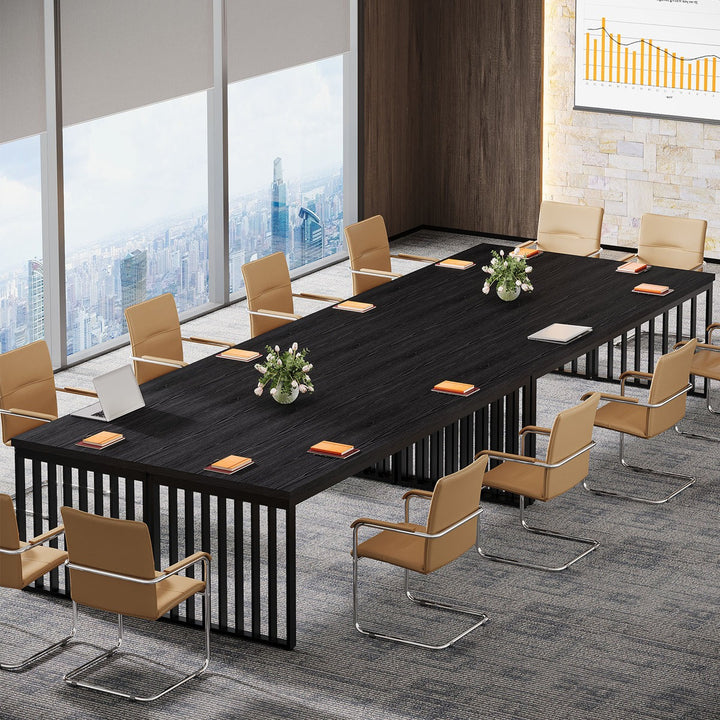 Ade Table Heera Moti Ade Meeting Table | Black
