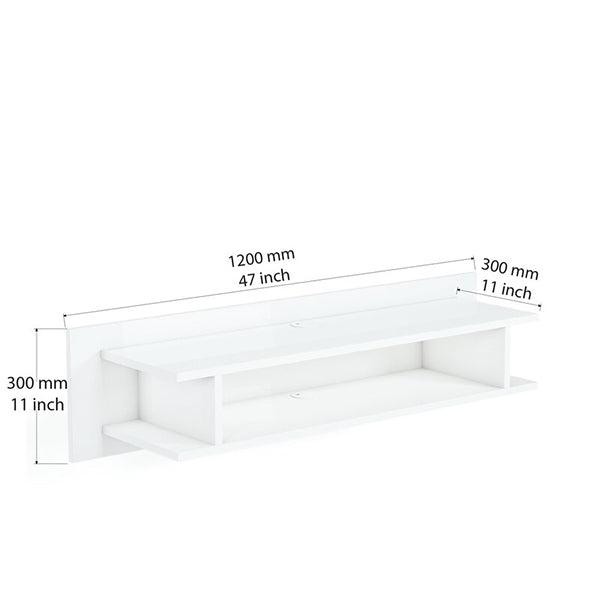 Noah Wall Mount TV Unit | White