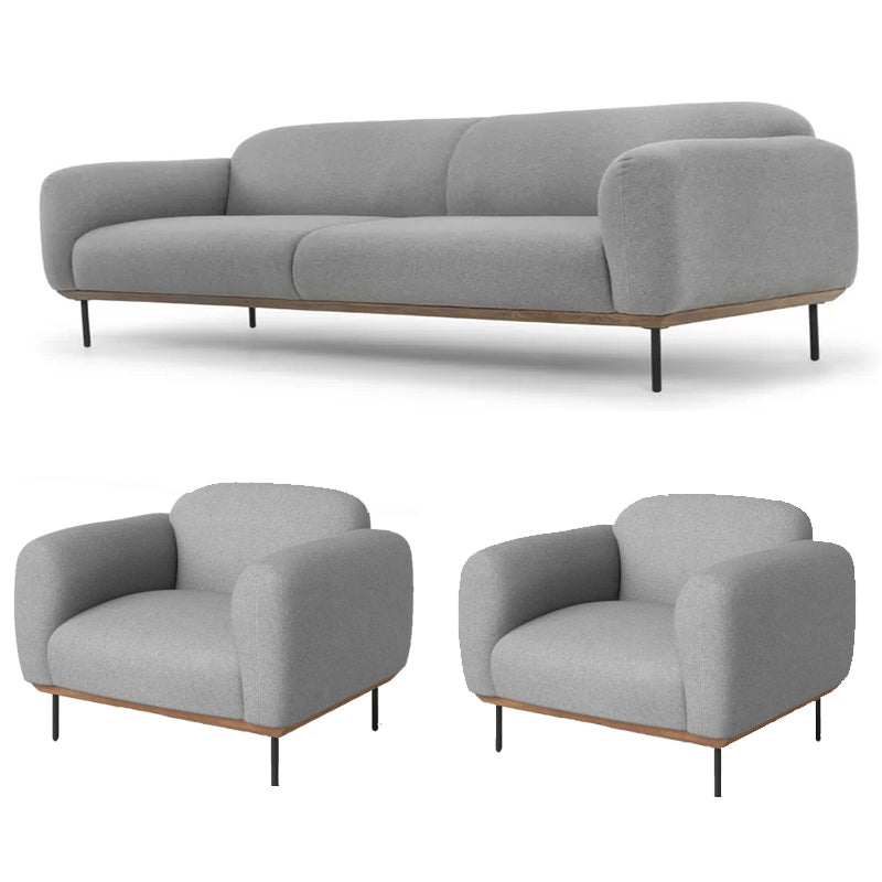 Rivet Sofa | 2 Seater | Grey