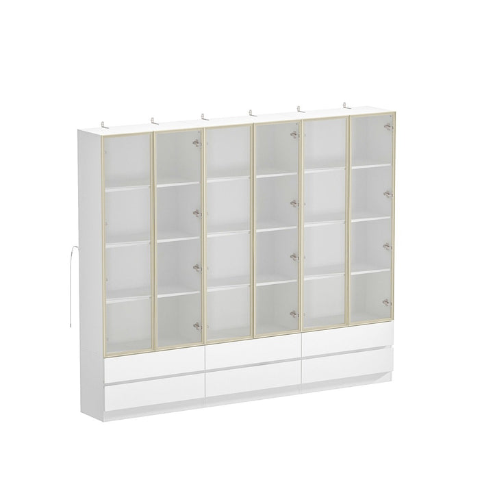 Moco Tall Crockery Unit | White