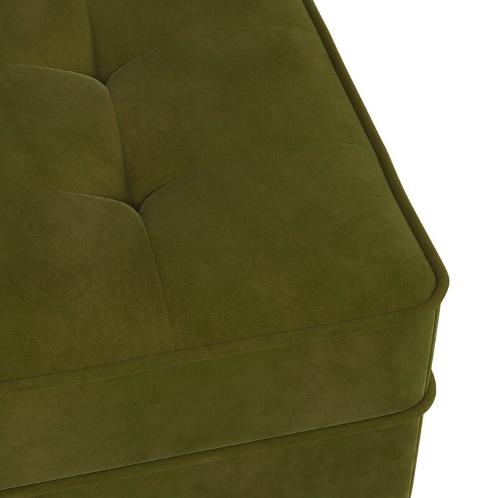 Diyas Ottoman | Olive Green