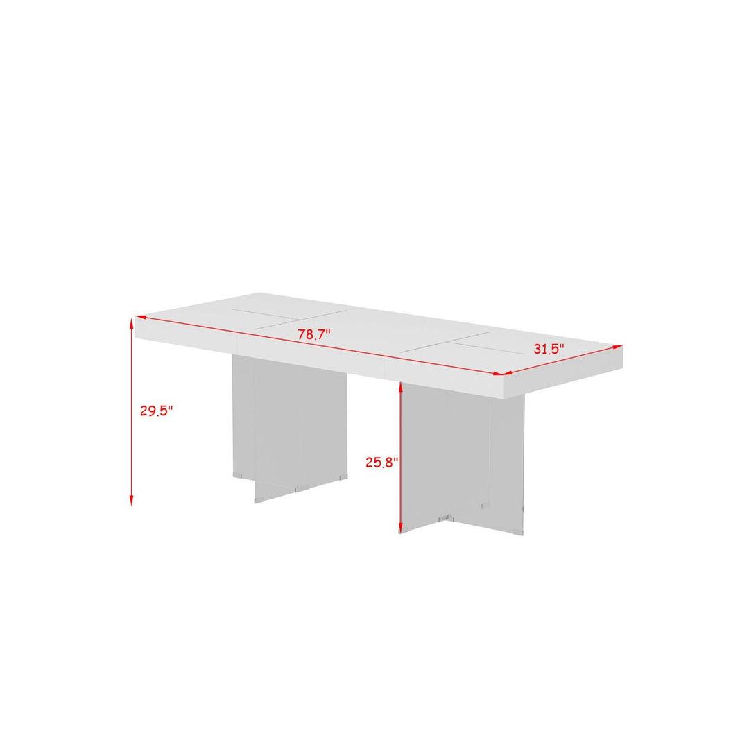 Yemi Meeting Table | White