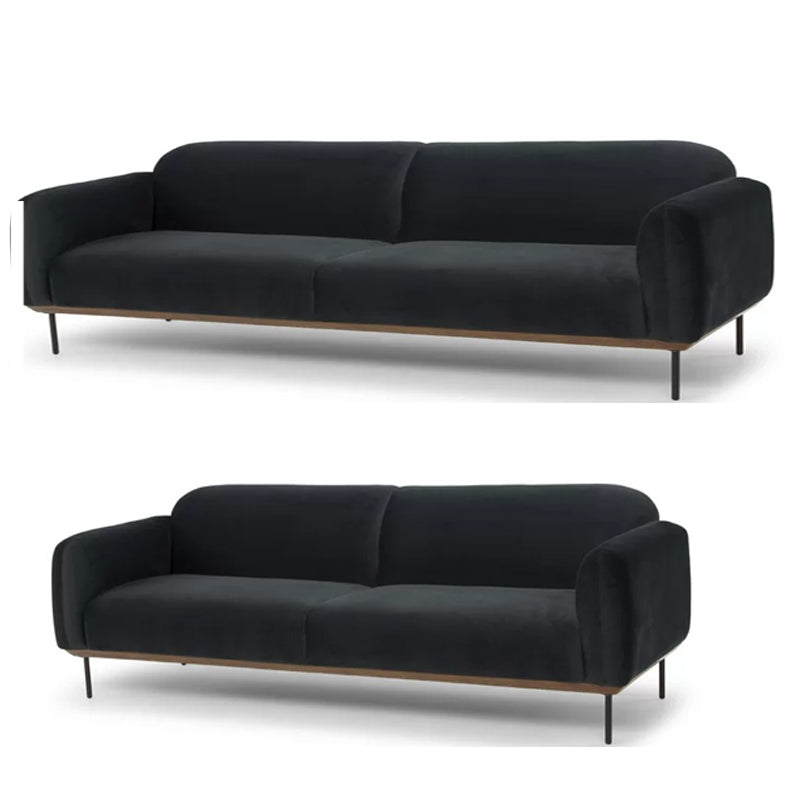 Rivet Sofa | 2 Seater | Charcoal