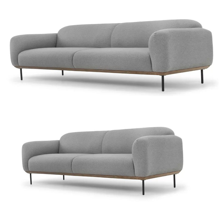 Rivet Sofa | 2 Seater | Grey