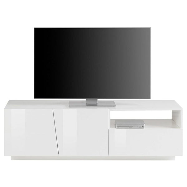 Bend Line TV Stand | Medium | White