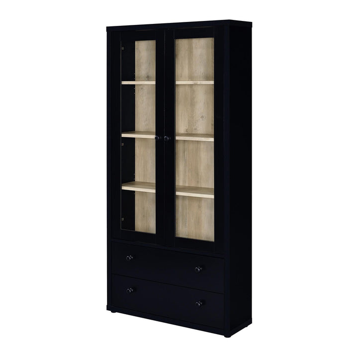 Heno Tall  Crockery Unit | Black