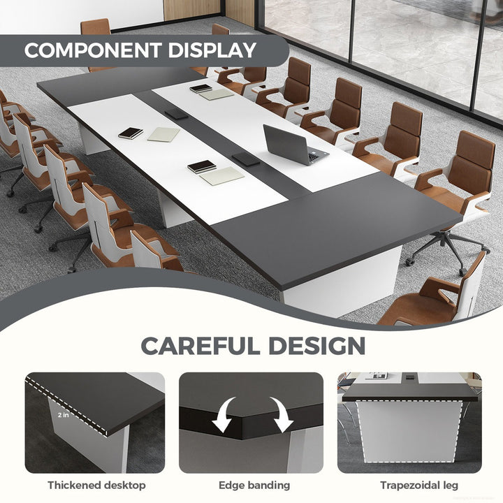 Alex  Conference table |White & Black