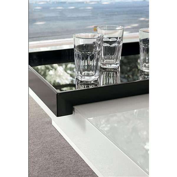 Angular Coffee Table | White & Black