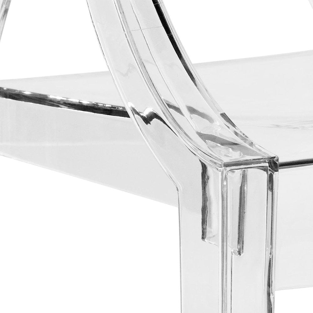 Saskia Arm Acrylic  Chair | Clear
