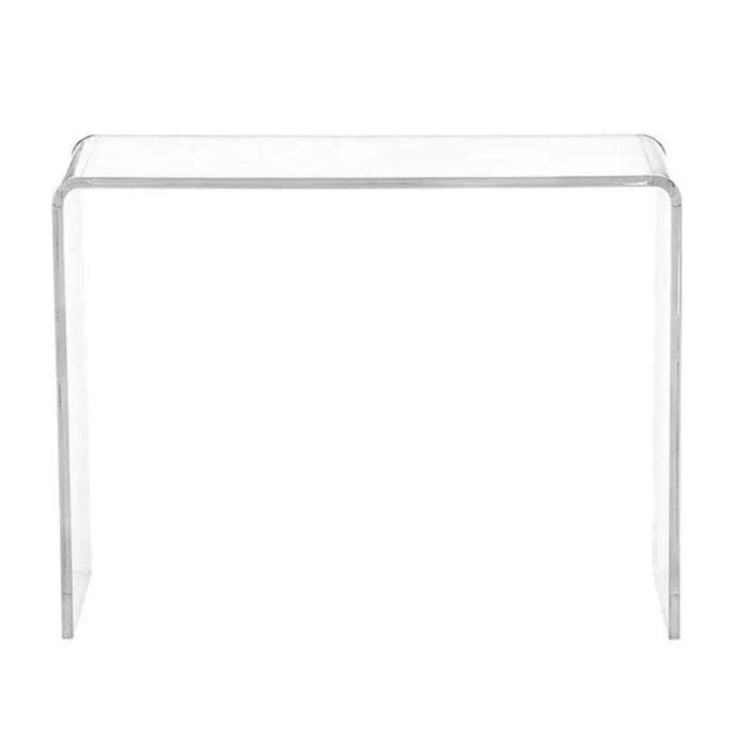 Allure Acrylic Console Table | Clear