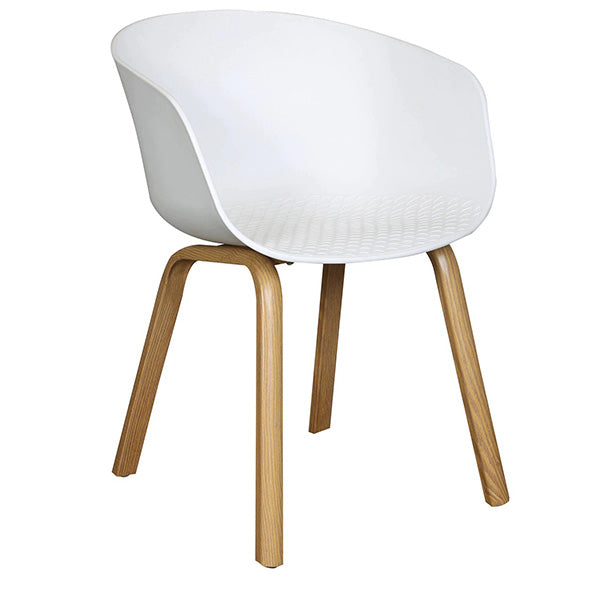 Muel Lounge Chair | White