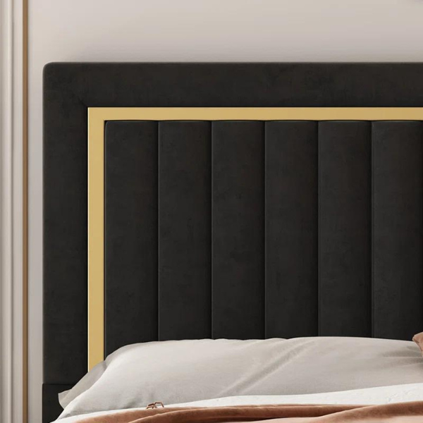 Sapphire Bed Without Storage | King | Black