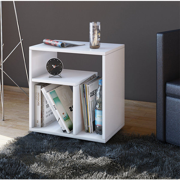 Box End Table | White