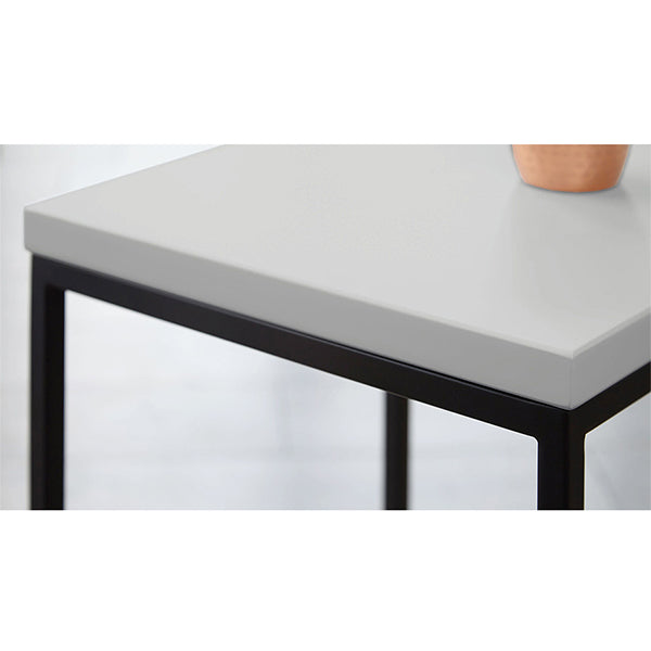 Tal End Table| White