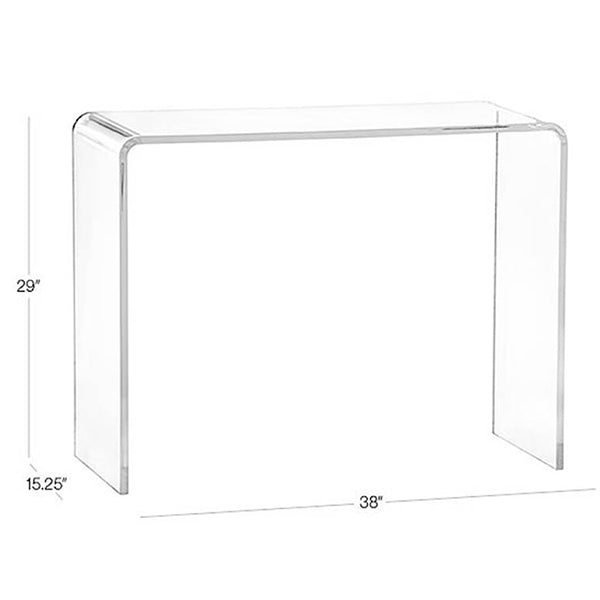 Toll Console Table |Clear