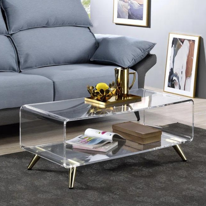 Mosaic Acrylic Coffee Table | Clear