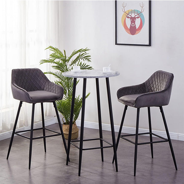 Asher Bar Stool | Grey