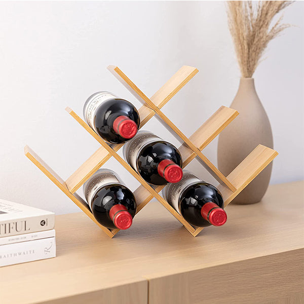 Savi Bottle Holder | Rubberwood