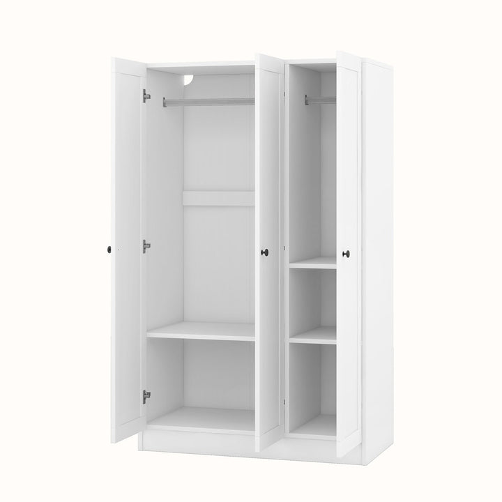 Yuna 3 Door Wordrobe | White