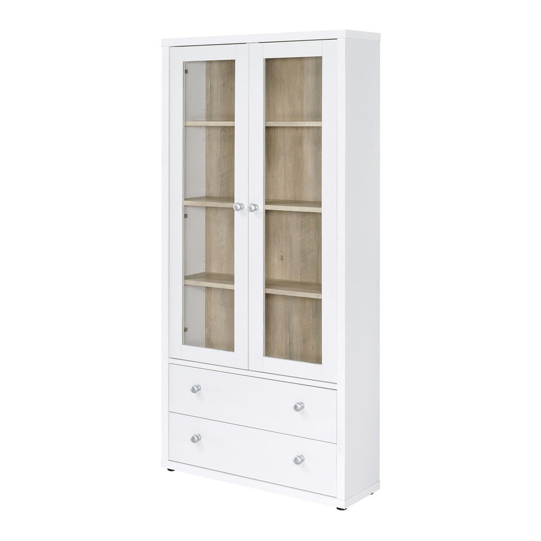 Heno Tall  Crockery Unit | White