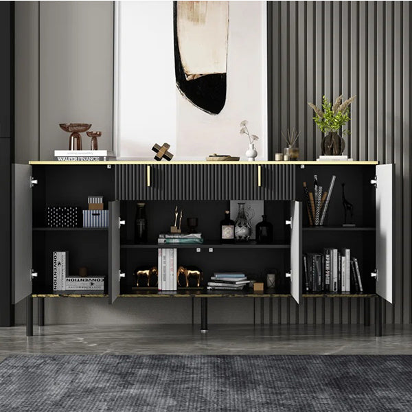 Cayden Sideboard & Cabinet | Small | Black