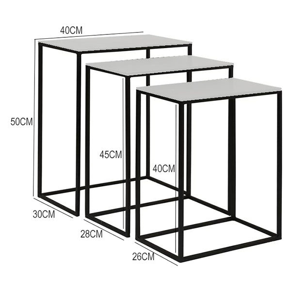 Core Nest Of Table | White