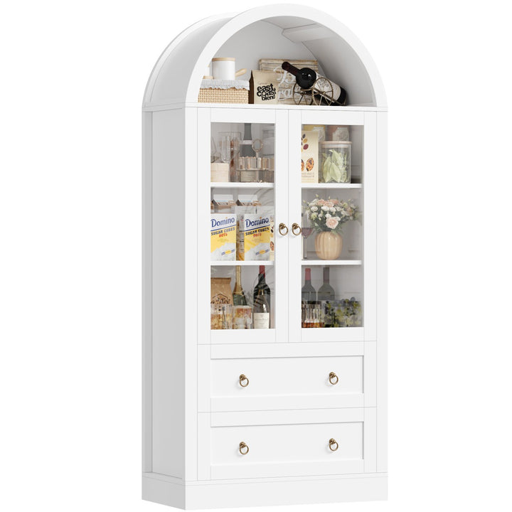 Aug Tall Crockery Unit | White