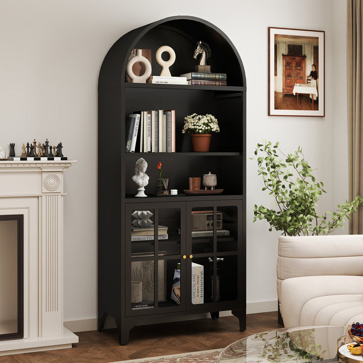 Masuru Tall Crockery Unit | Black