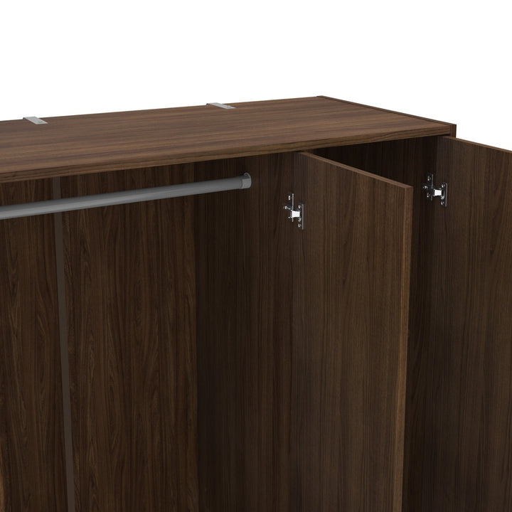Umi  3 Door Wardrobe | Brown