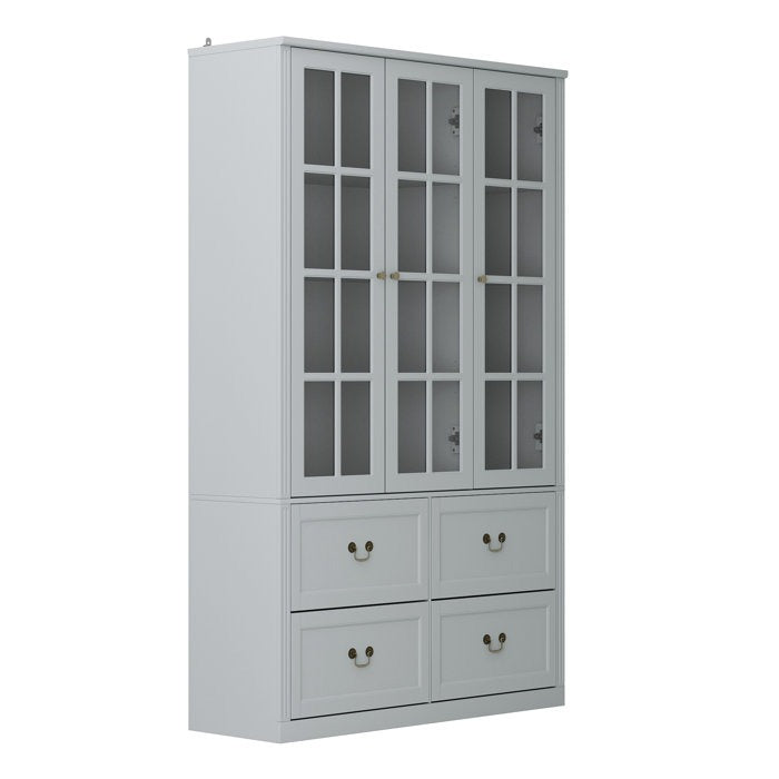 Haruto Tall Crockery Unit | Gray