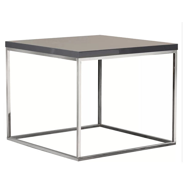 Tal Large End Table | Grey