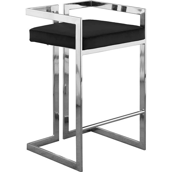 Phal Bar Stool | Silver