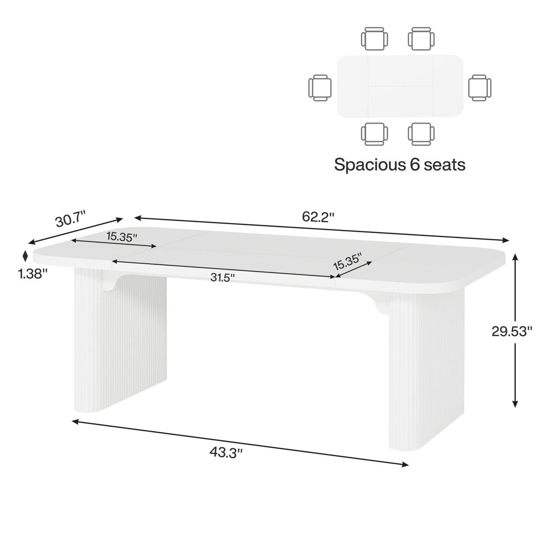 Adi Meeting Table | White