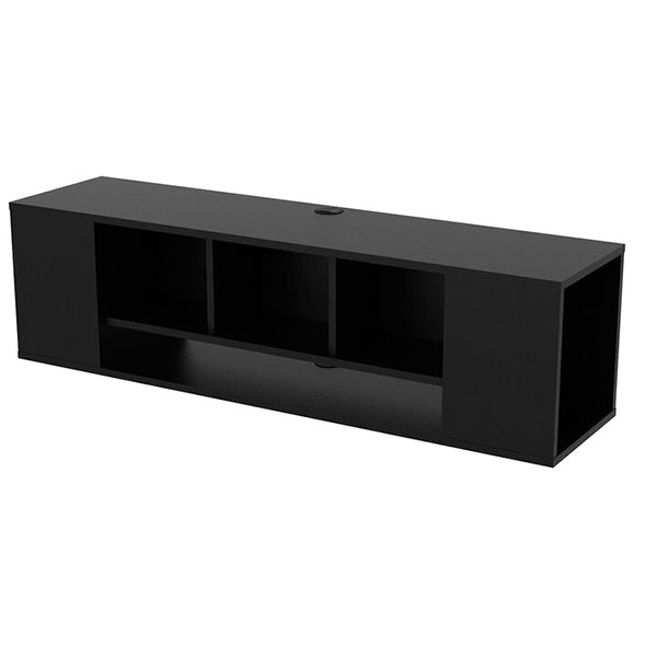 6 Box Wall Mount TV Unit | Black