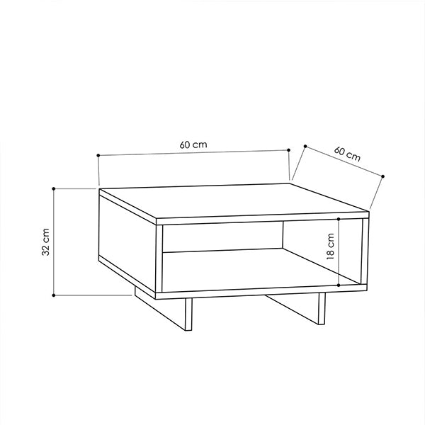 Box Coffee Table | White