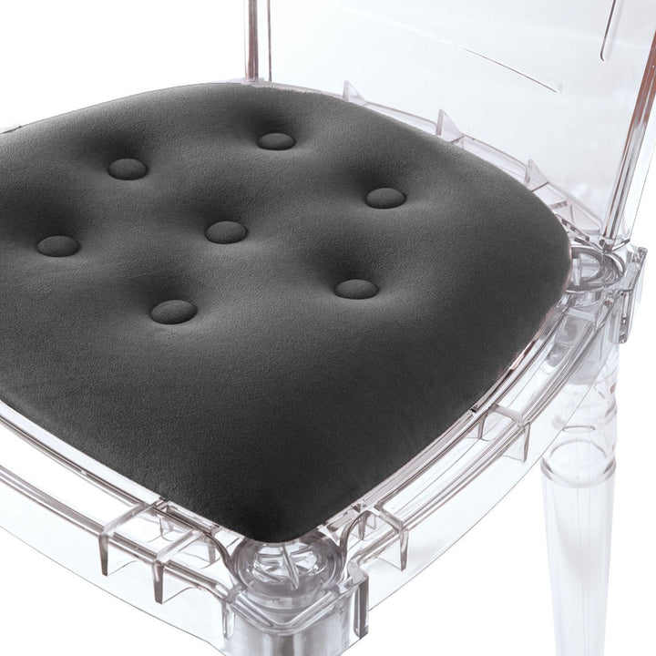 Anneliese Acrylic Chair | Gray