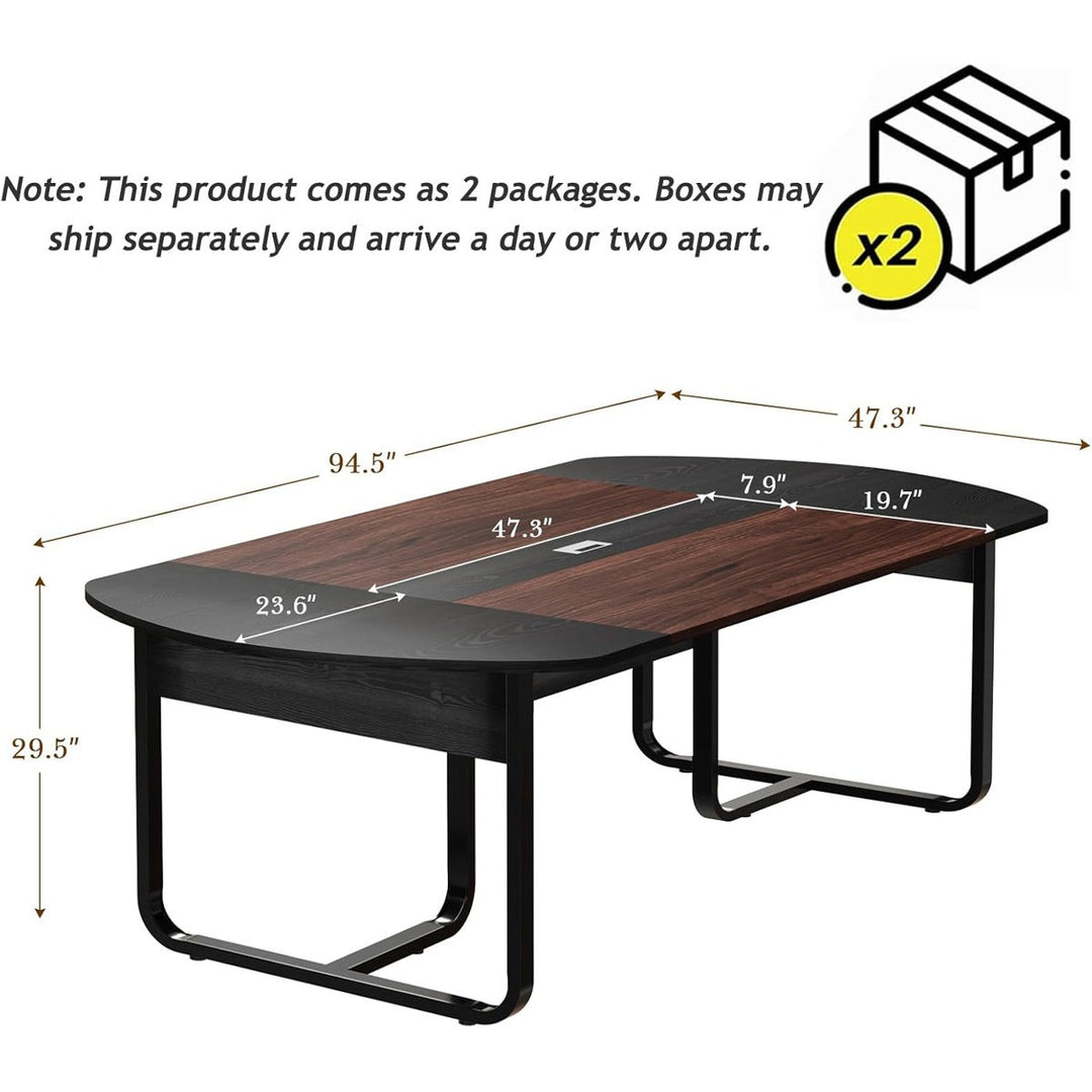 Rin Conference table| Black