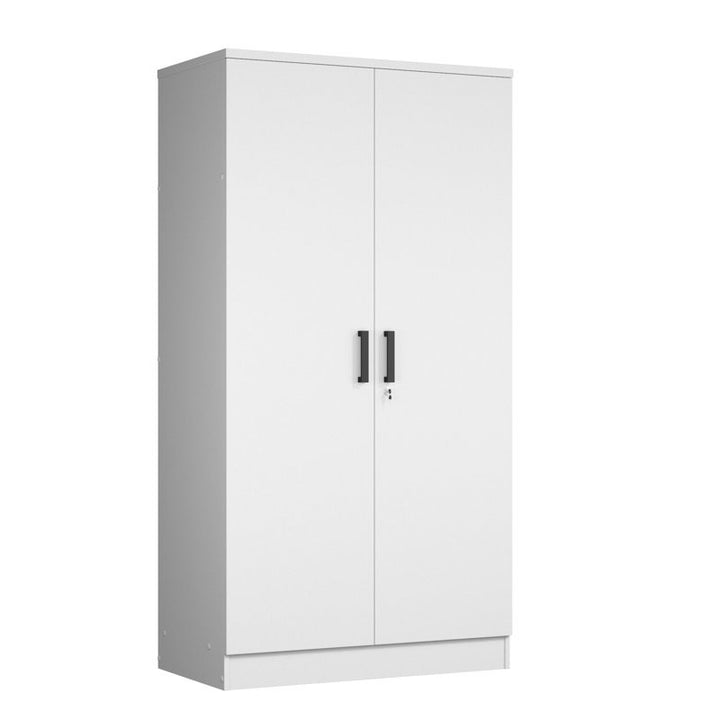 Mounitis 2 Door Wardrobe | White