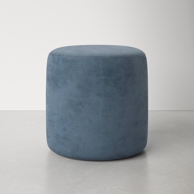 Zoby Ottoman | Dust Blue