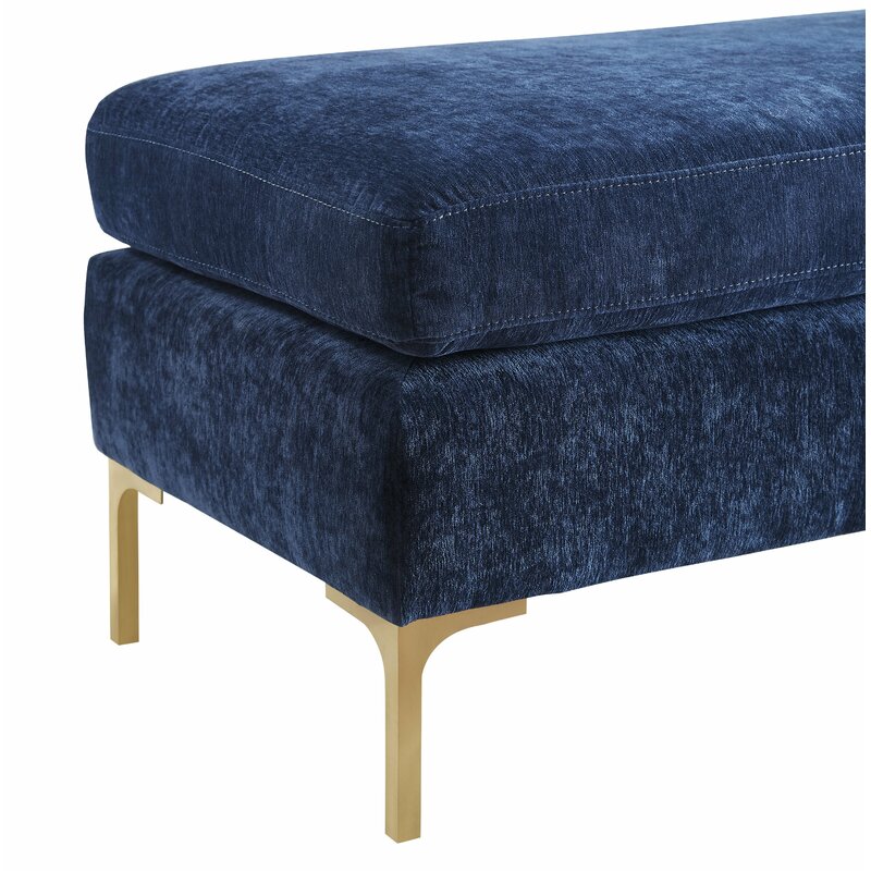 Bay Ottoman | Navy Blue