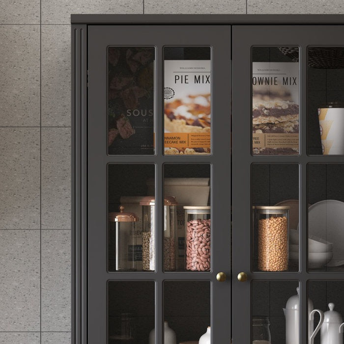 Zojo Tall Crockery Unit | Black